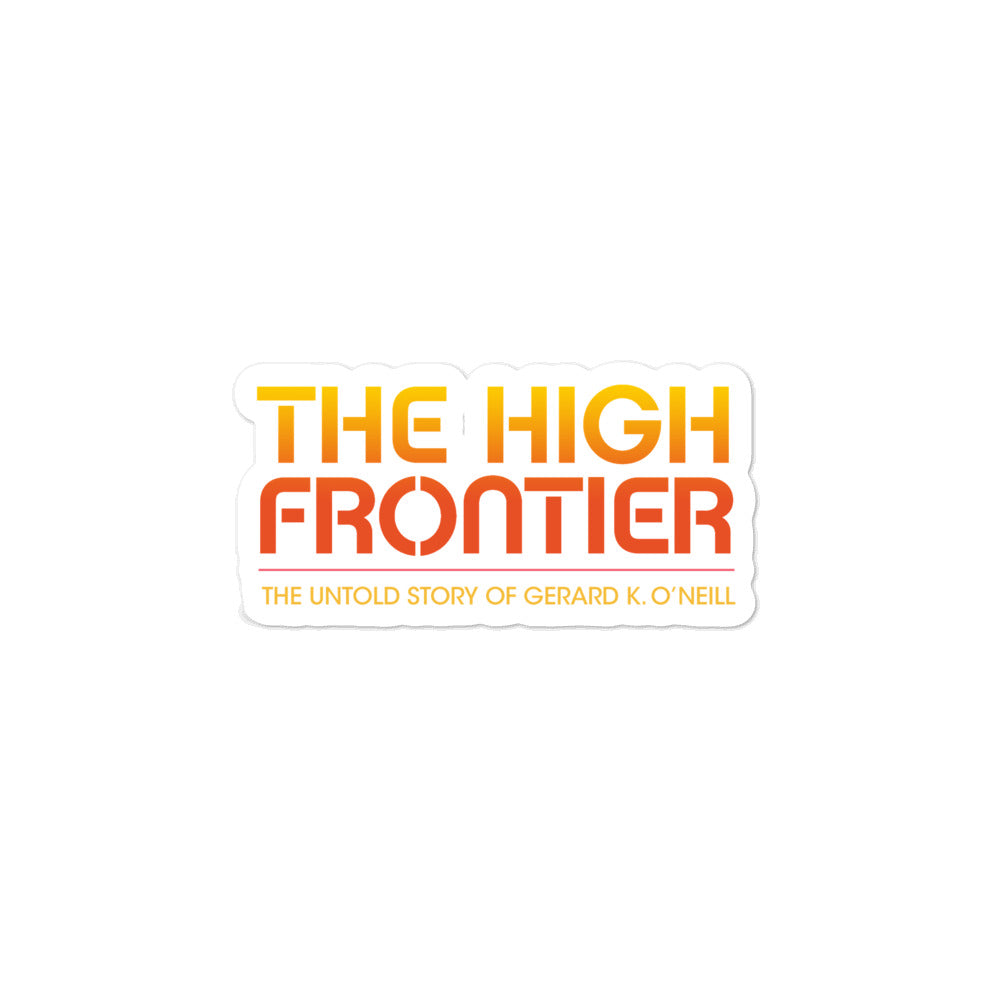 The High Frontier Sticker